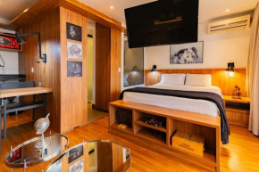 Flat/Hotel moderno com vista incrível no Itaim
